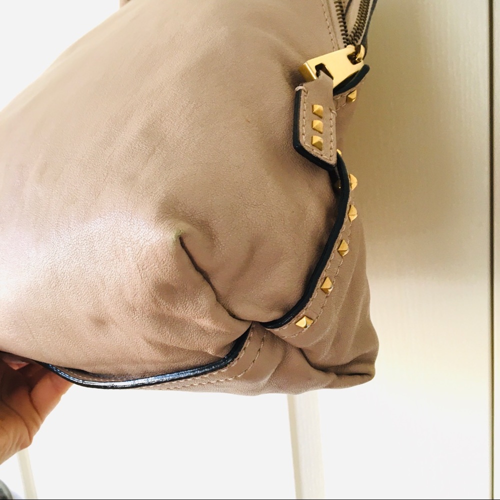 Marc Jacobs Made in Italy Nude Leather Paradise Rio Satchel Bag - Picture 11 of 14